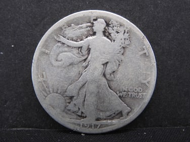 1917-S Walking Liberty Half Dollar