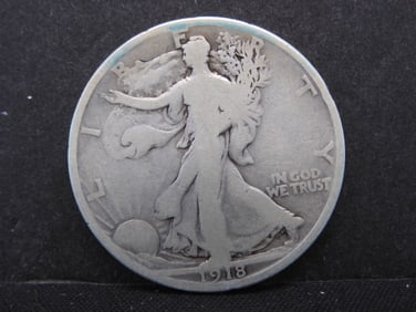 1918-D Walking Liberty Half Dollar