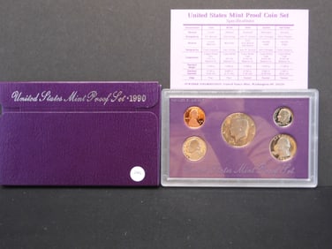 1990 S US Mint Proof Set. OGP