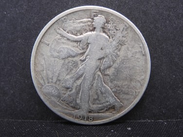 1918-S Walking Liberty Half Dollar