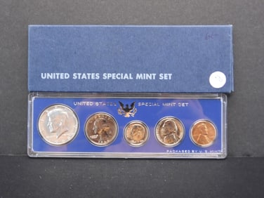 1966 US Mint Special Mint Set. OGP. 40% Silver Kennedy 50c.