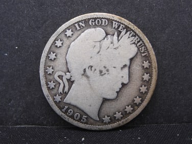 1905 Barber Half Dollar