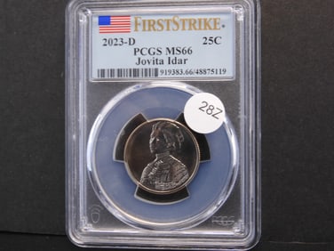 2023-D MS66 Jovita Idar Quarter, only 19 graded higher