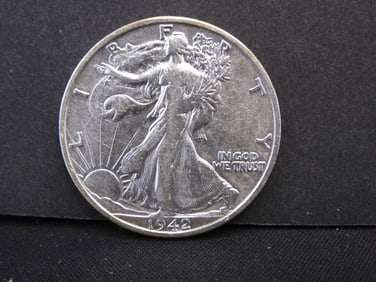 1942-S Walking Liberty Half Dollar