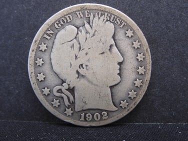 1902-O Barber Half Dollar