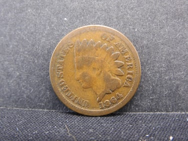 1864 Indian Head Cent- Civil War Date
