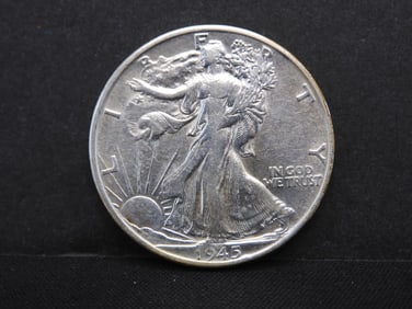 1945-S Walking Liberty Half Dollar