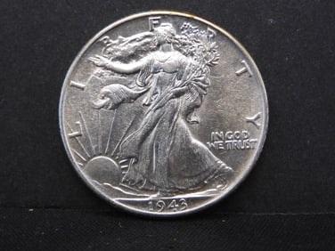 1943-P Walking Liberty Half Dollar