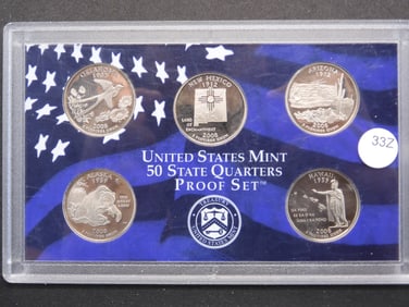 2008-S Mint Clad Proof State Quarters