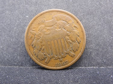 1867 Shield Two Cent