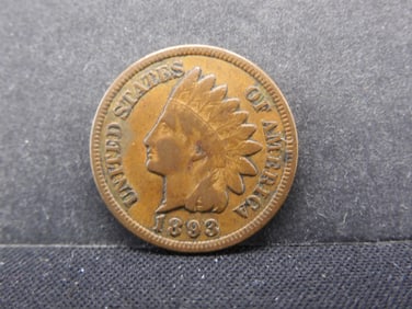 1893 (Partial Liberty/Nice Condition) Indian Head Penny, 131 Years Old!