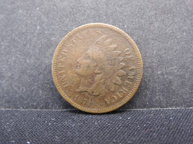 1873 ($30 at G) Indian Head Penny, 151 Years Old!