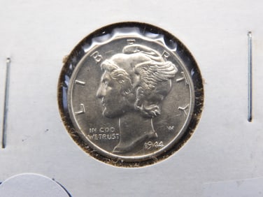 1944 Silver Mercury Dime