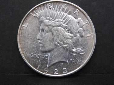 1923-D Uncirculated Silver Peace Dollar