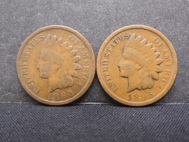 1895 & 1896 Indian Head Penny, Over 1 Century Old!