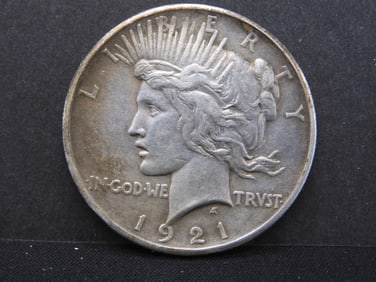 1921 Silver Peace Dollar KEY DATE
