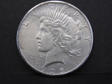 1925 Uncirculated Silver Peace Dollar