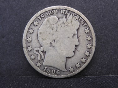 1906 Barber Half Dollar