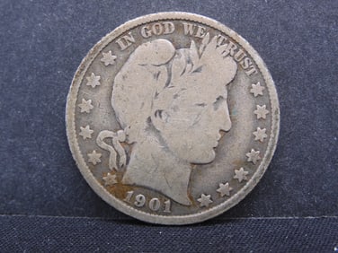 1901 Barber Half Dollar