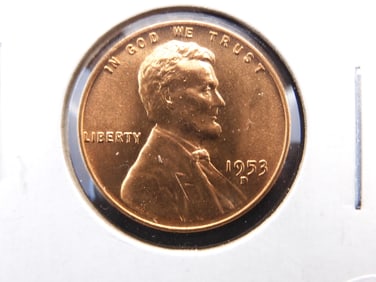 1953-D Lincoln Wheat Cent. GEM BU
