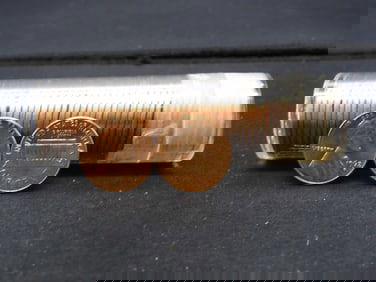 Roll of 1962-D BU Lincoln Memorial Cents