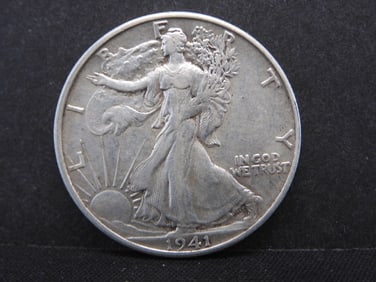 1941-S Walking Liberty Half Dollar AU