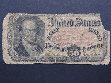 1875-50c US Fractional Currency (5th Issue), 149 Years Old!