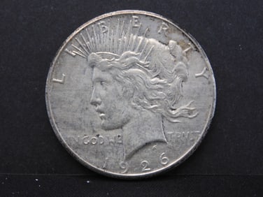 1926-P Silver Peace Dollar