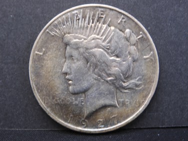 1927-D Silver Peace Dollar- Better Date
