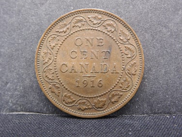 1916 (XF/Great Details) Canada One Cent, 108 Years Old!