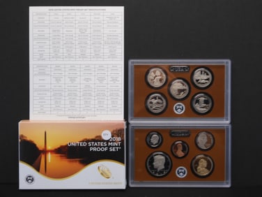 2018-S U.S. 10 Coin Proof Set