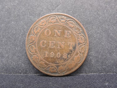 1908 Canada One Cent, 116 Years Old!