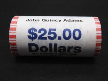 Roll of 2008 John Quincy Adams Presidential Dollars Unopened Original Mint Packaging