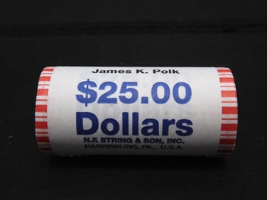 Roll of 2009 James K. Polk Presidential Dollars Unopened Original Mint Packaging