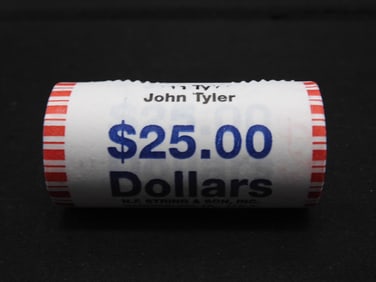 Roll of 2009 John Tyler Presidential Dollars Unopened Original Mint Packaging