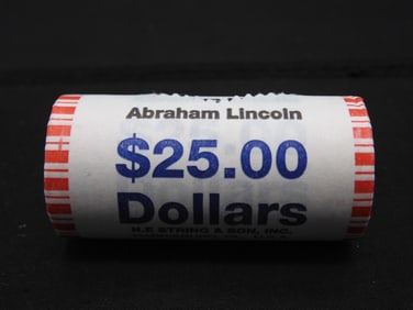 Roll of 2010 Abraham Lincoln Presidential Dollars Unopened Original Mint Packaging