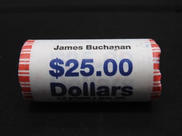 Roll of 2010 James Buchanan Presidential Dollars Unopened Original Mint Packaging