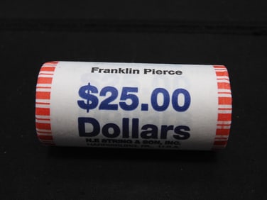 Roll of 2010 Franklin Pierce Presidential Dollars Unopened Original Mint Packaging