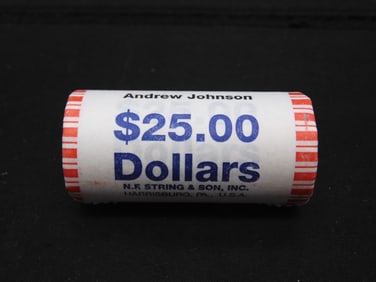 Roll of 2011 Andrew Johnson Presidential Dollars Unopened Original Mint Packaging