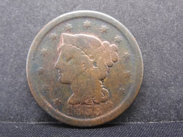 1853 U.S. Large Cent Coronet Head
