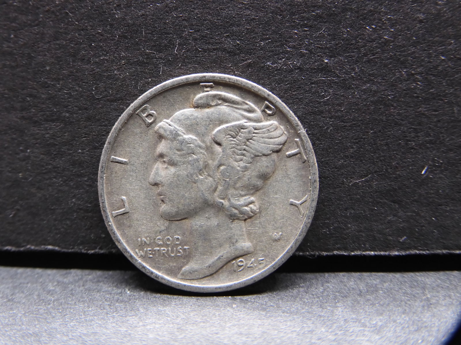 1945-S Mercury Dime with a MICRO S. Nice XF 45. (1 of 3)