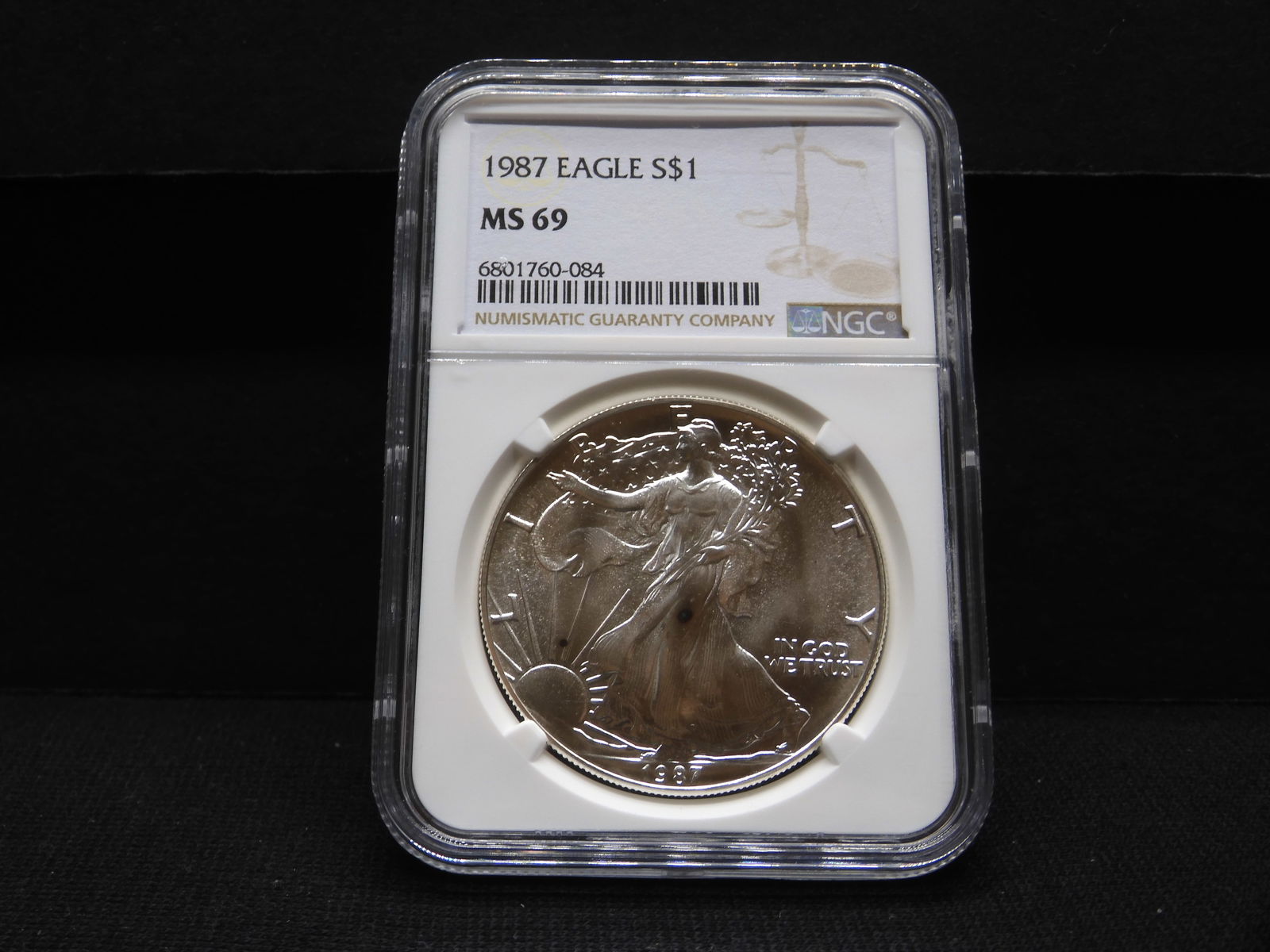 1987 American Silver Eagle - NGC MS69 (1 of 4)