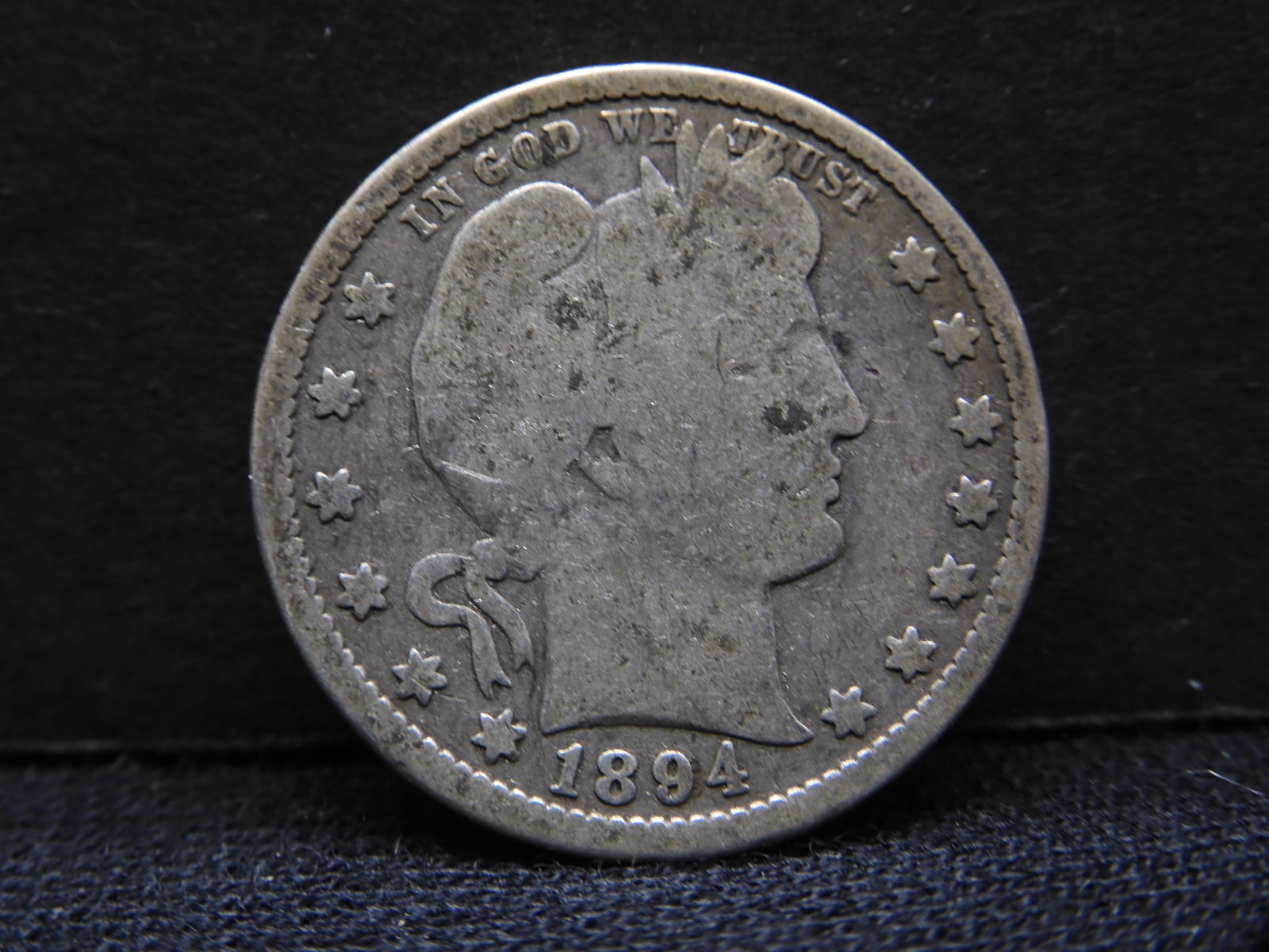 1894-P Barber Silver Quarter (1 of 2)