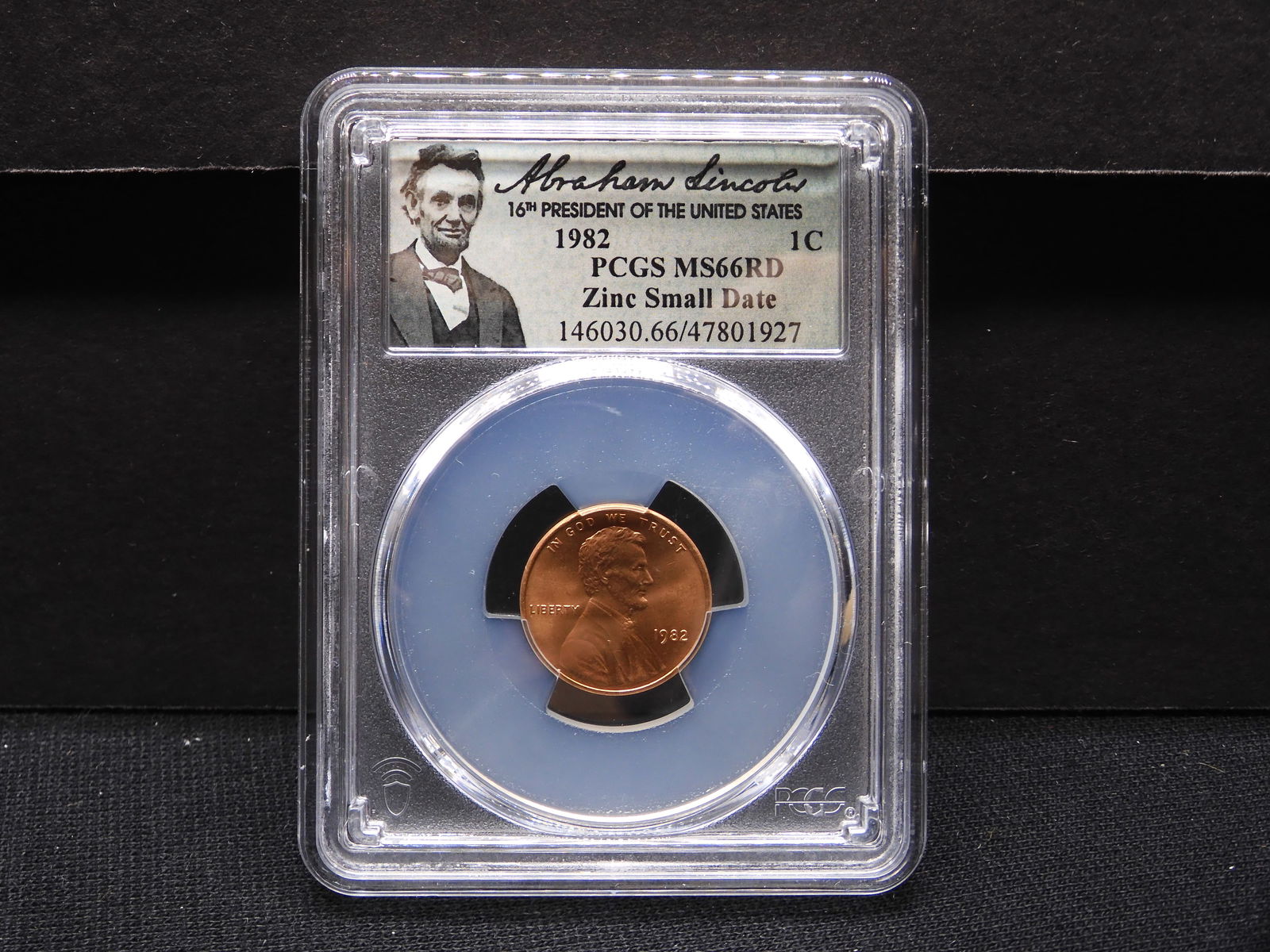 1982 Abraham Lincoln Cent - Zinc Small Date - PCGS MS66 RD (1 of 4)