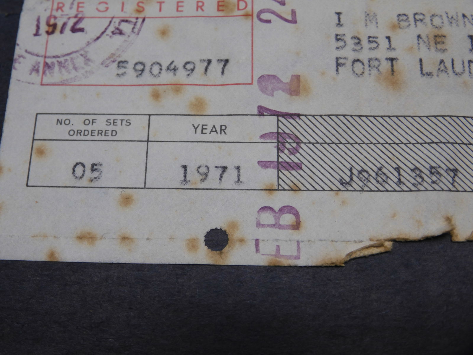 1971 Brown Eisenhower Dollars in Sealed Shipping Box (5 Pcs) (1 of 4)