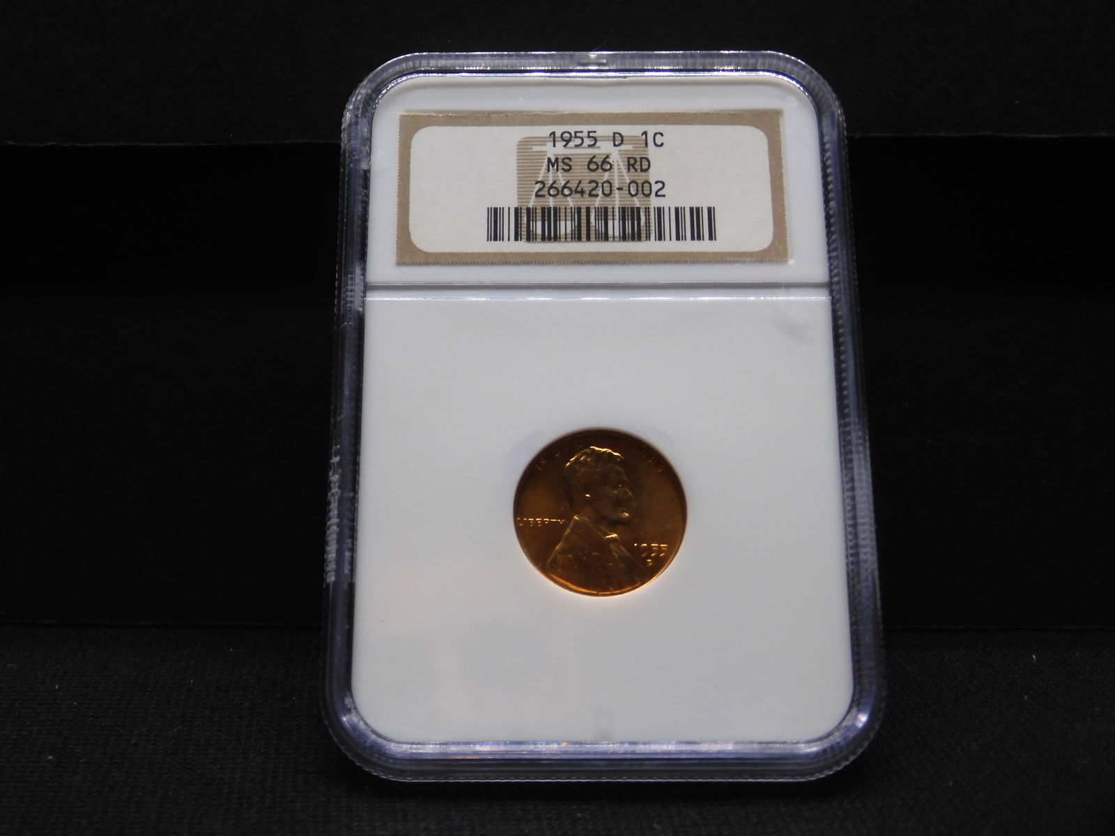 1955-D Lincoln Wheat Cent - NGC MS66 RD (1 of 4)