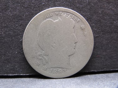 1893-S Barber Silver Quarter
