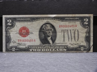 1928-C $2 Red Seal Note