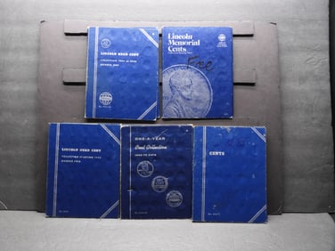 Massive Collection of Lincoln Cents From 1909-Date in 5 Albums- 326 Coins