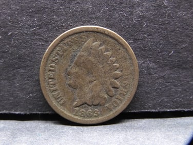 1863 Indian Head Cent